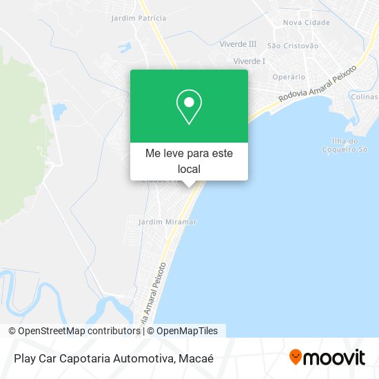 Play Car Capotaria Automotiva mapa