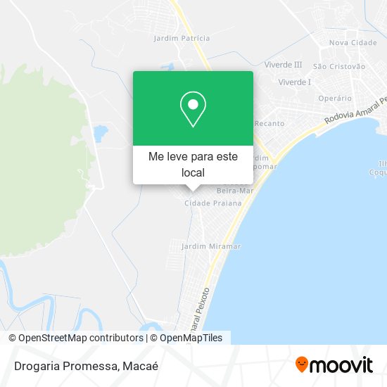 Drogaria Promessa mapa