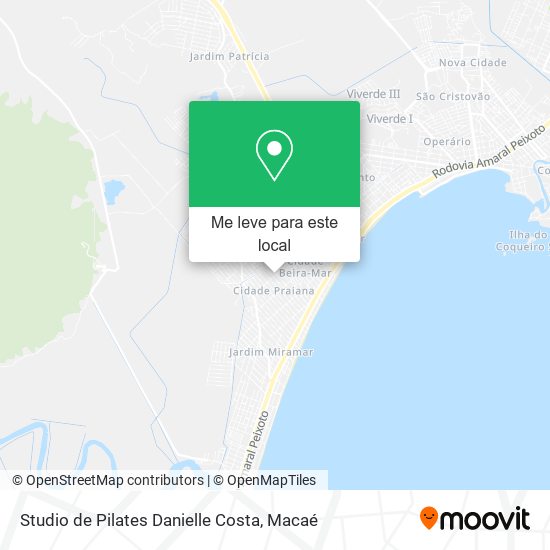 Studio de Pilates Danielle Costa mapa