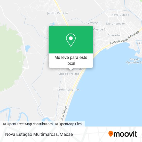 Nova Estação Multimarcas mapa