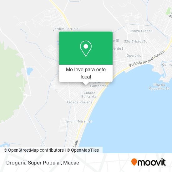 Drogaria Super Popular mapa
