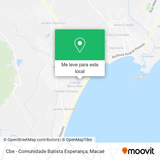 Cbe - Comunidade Batista Esperança mapa