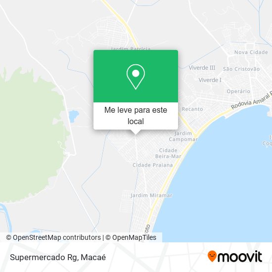 Supermercado Rg mapa