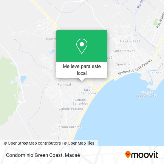 Condominio Green Coast mapa