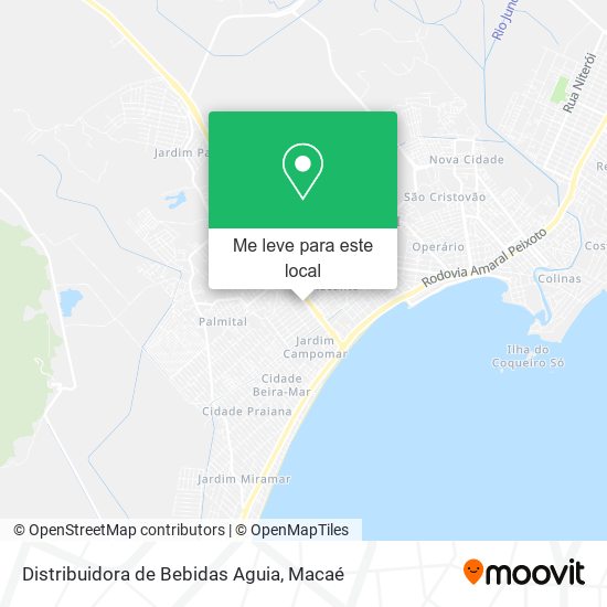 Distribuidora de Bebidas Aguia mapa