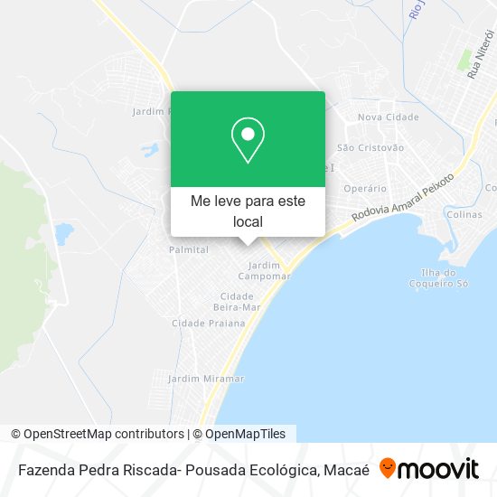Fazenda Pedra Riscada- Pousada Ecológica mapa