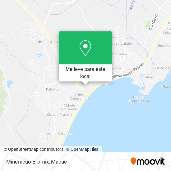 Mineracao Eromix mapa