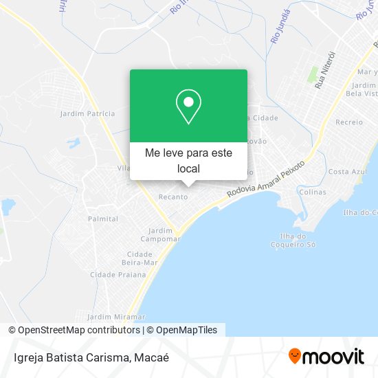 Igreja Batista Carisma mapa