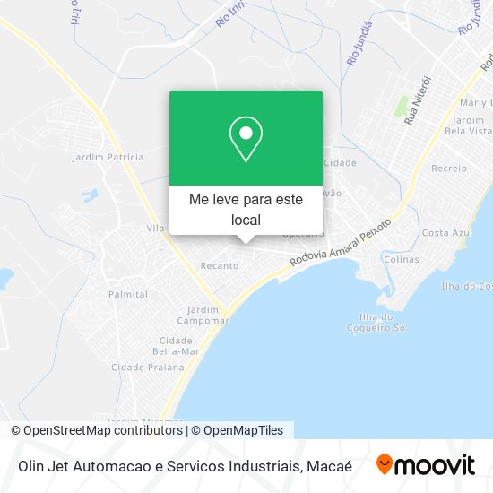 Olin Jet Automacao e Servicos Industriais mapa