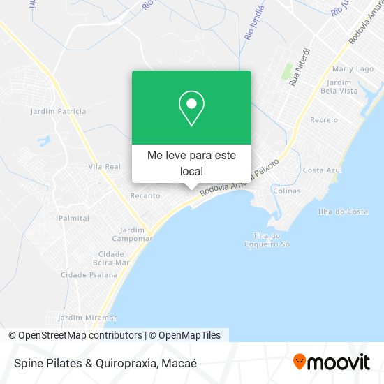 Spine Pilates & Quiropraxia mapa