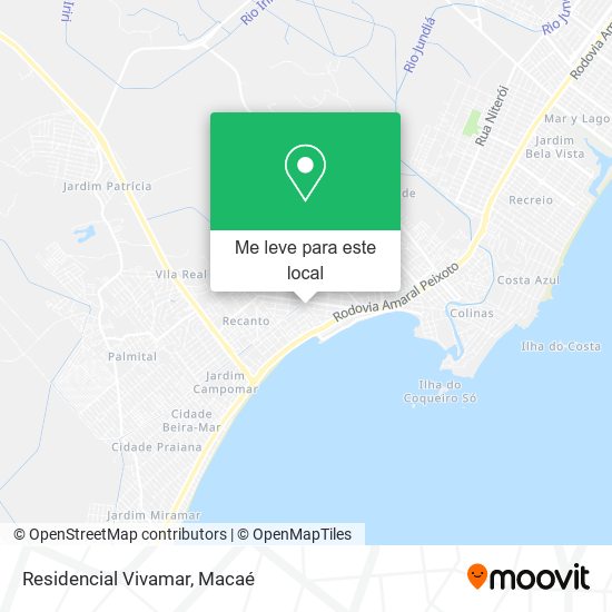 Residencial Vivamar mapa