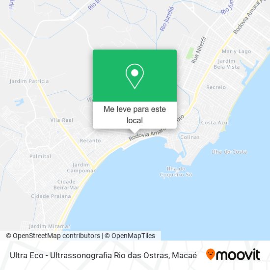 Ultra Eco - Ultrassonografia Rio das Ostras mapa