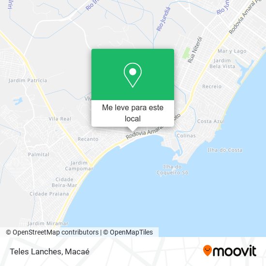 Teles Lanches mapa