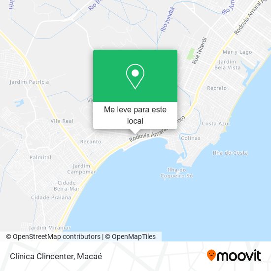 Clínica Clincenter mapa