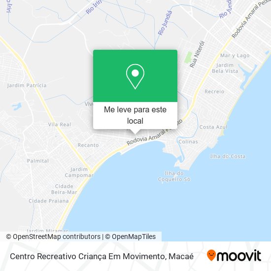 Centro Recreativo Criança Em Movimento mapa