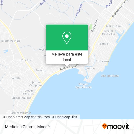 Medicina Ceame mapa