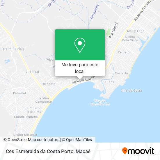 Ces Esmeralda da Costa Porto mapa