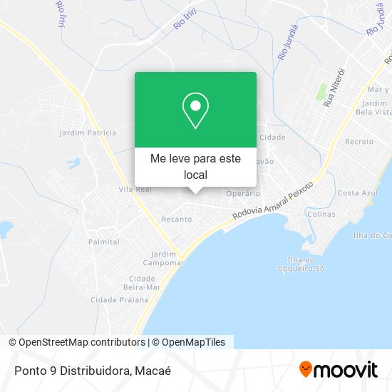 Ponto 9 Distribuidora mapa