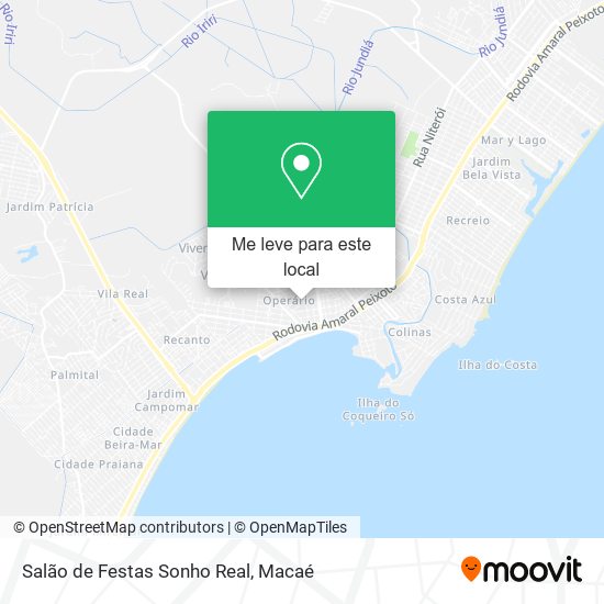 Salão de Festas Sonho Real mapa