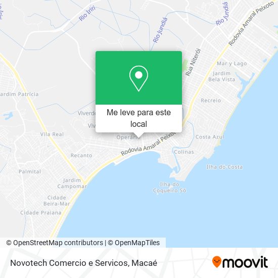 Novotech Comercio e Servicos mapa
