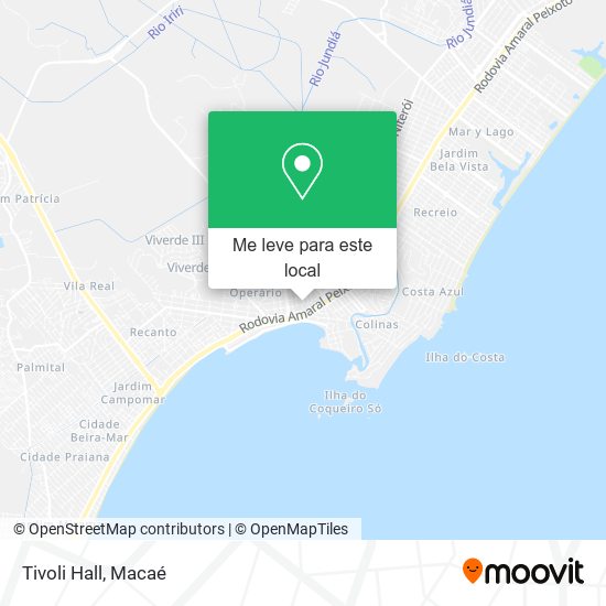 Tivoli Hall mapa