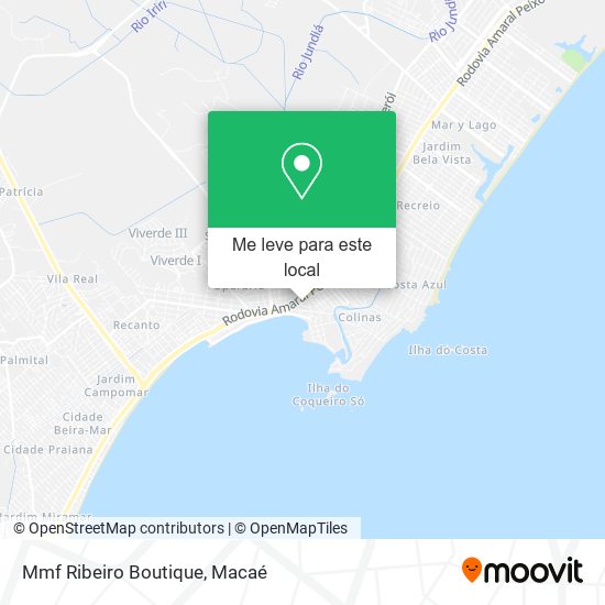 Mmf Ribeiro Boutique mapa