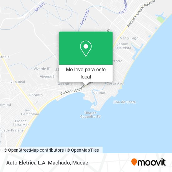 Auto Eletrica L.A. Machado mapa