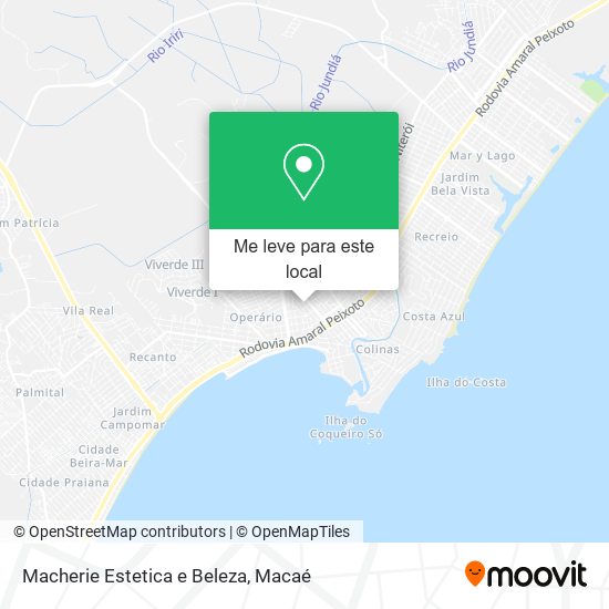 Macherie Estetica e Beleza mapa