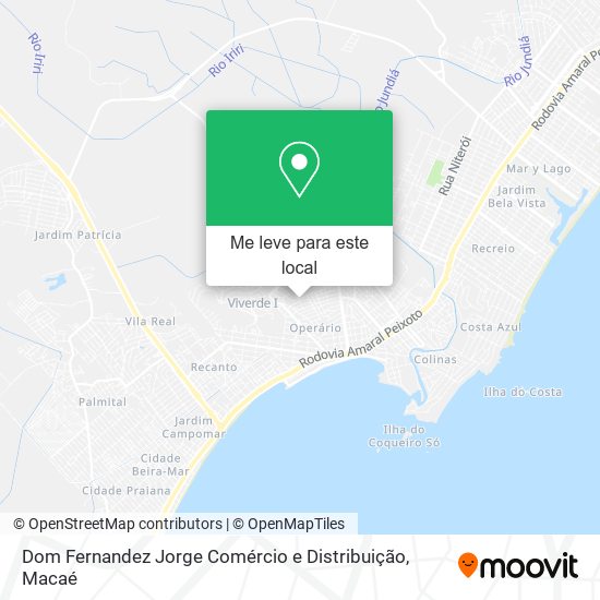 Dom Fernandez Jorge Comércio e Distribuição mapa