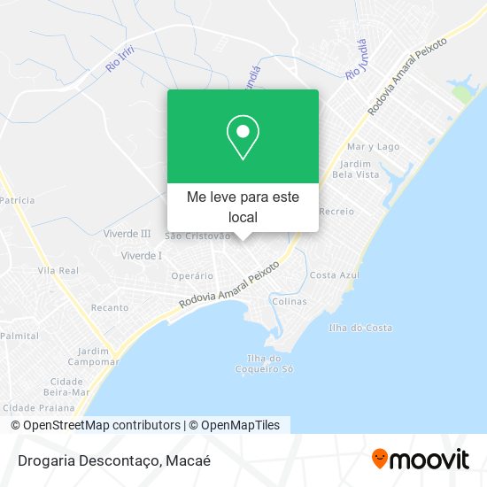 Drogaria Descontaço mapa