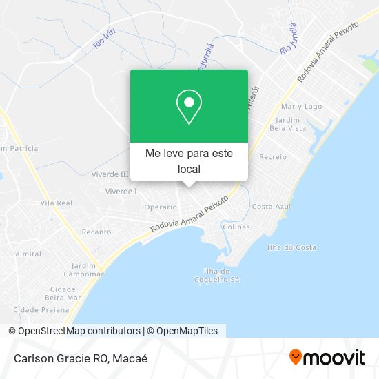 Carlson Gracie RO mapa