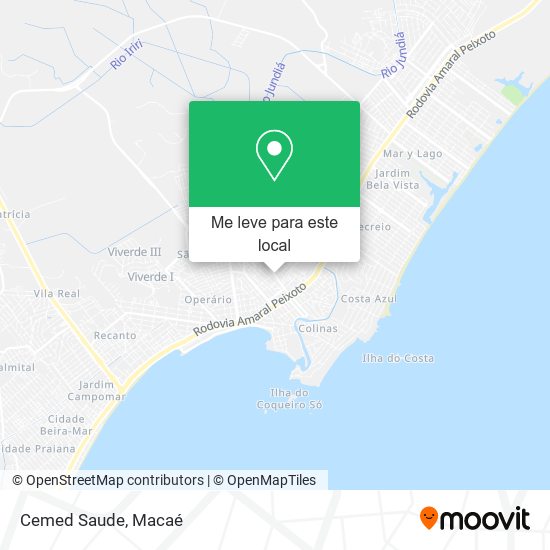 Cemed Saude mapa