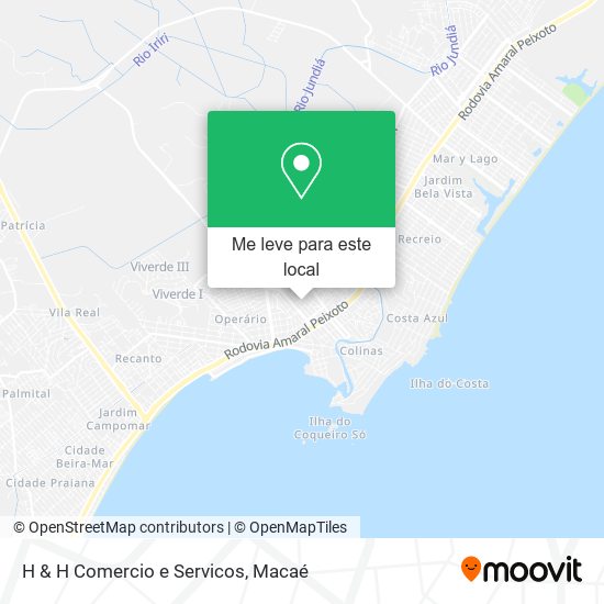 H & H Comercio e Servicos mapa