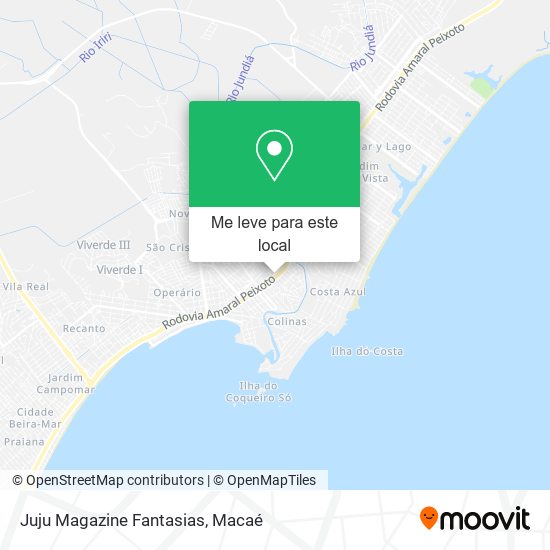 Juju Magazine Fantasias mapa