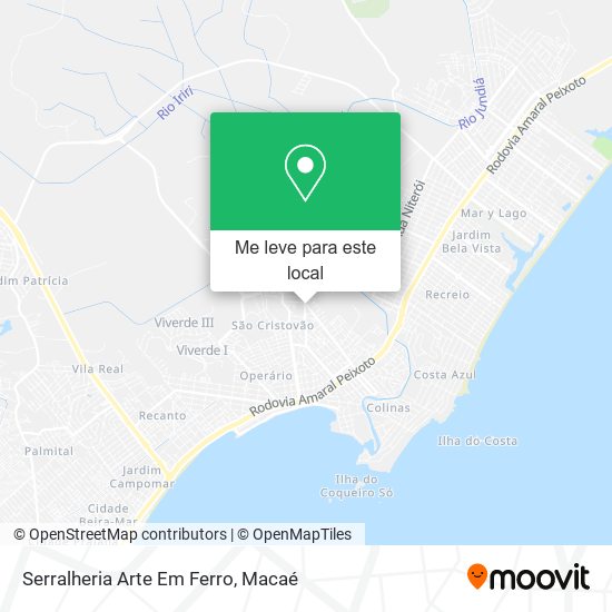 Serralheria Arte Em Ferro mapa