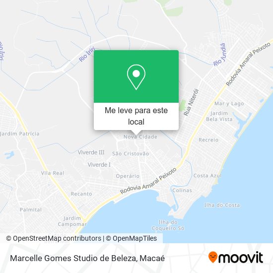 Marcelle Gomes Studio de Beleza mapa