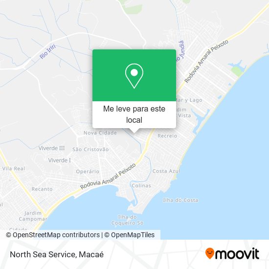 North Sea Service mapa