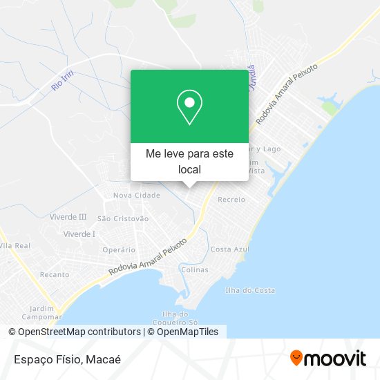 Espaço Físio mapa
