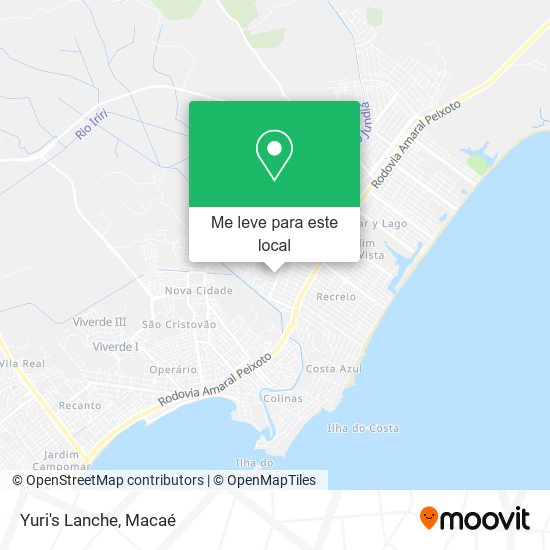 Yuri's Lanche mapa