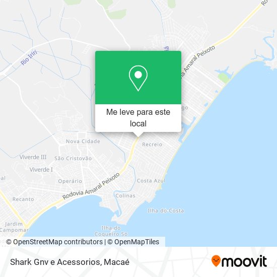Shark Gnv e Acessorios mapa