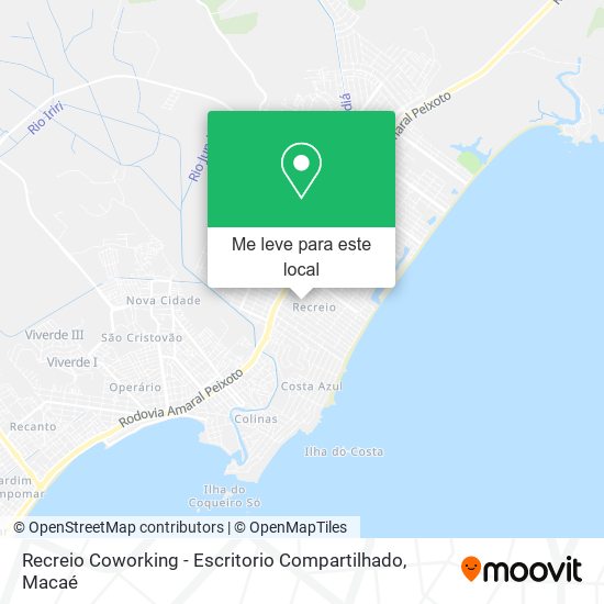 Recreio Coworking - Escritorio Compartilhado mapa