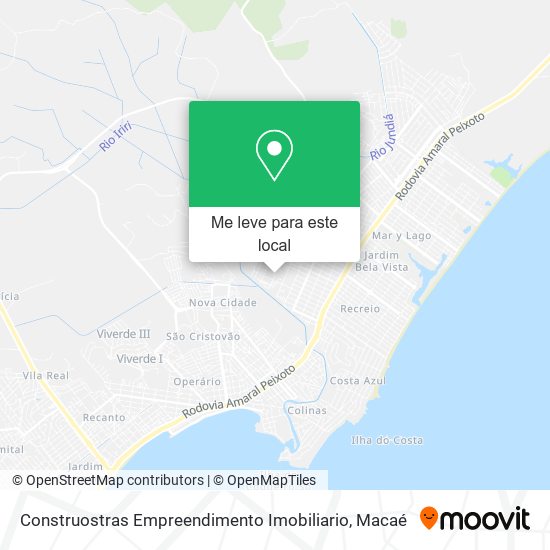 Construostras Empreendimento Imobiliario mapa