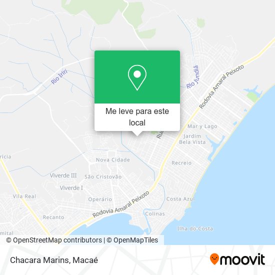 Chacara Marins mapa