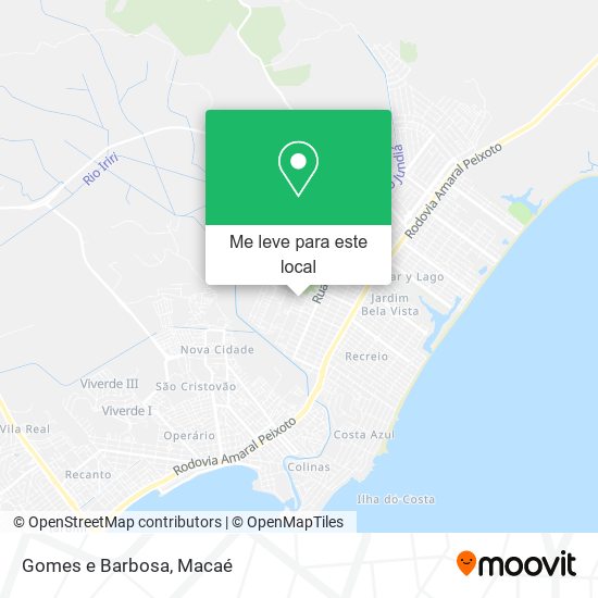 Gomes e Barbosa mapa