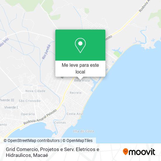 Grid Comercio, Projetos e Serv. Eletricos e Hidraulicos mapa