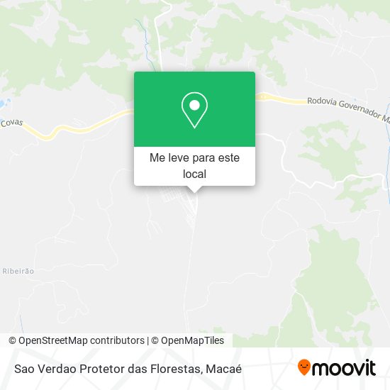 Sao Verdao Protetor das Florestas mapa