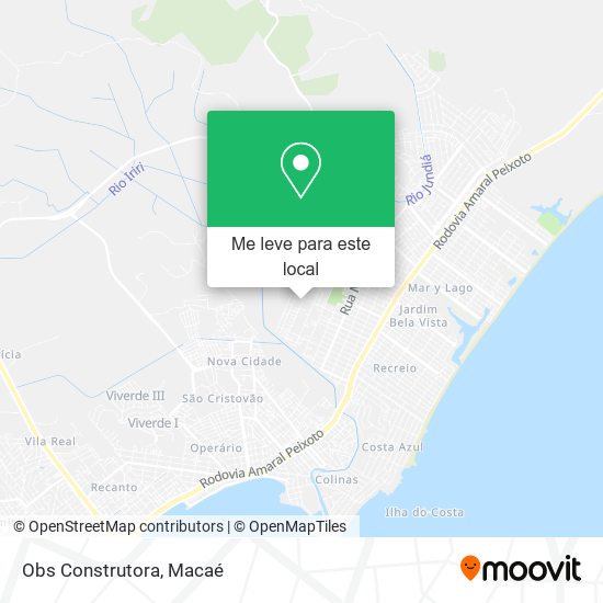Obs Construtora mapa