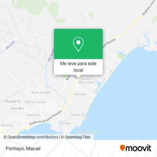 Pontaço mapa