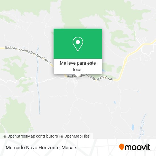 Mercado Novo Horizonte mapa