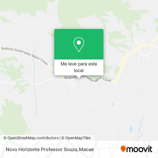 Novo Horizonte Professor Souza mapa